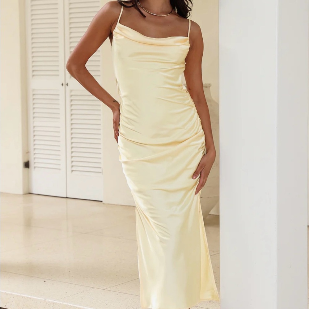 Hello Molly Yellow Maxi Dress